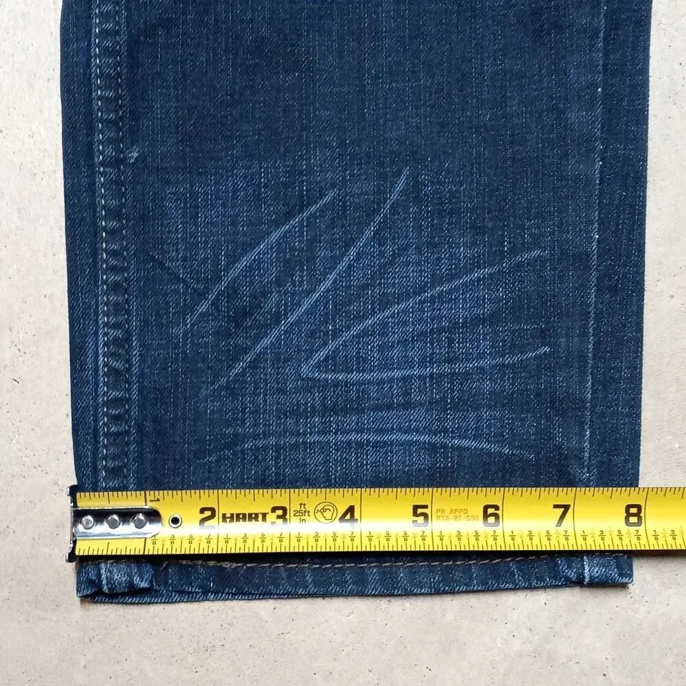 Levi's 511 Skinny Jeans Size 40x32 Slim Fit Y2K Zipper Pocket Denim VTG